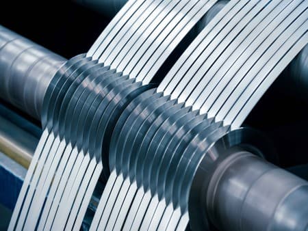 Slitting process detail